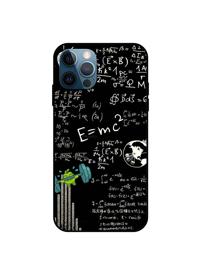 Theodor Protective Case Cover For Apple iPhone 12 Pro Black/White