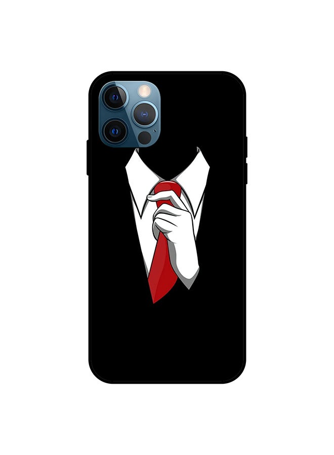 Protective Case Cover For Apple iPhone 12 Pro Black/Red/White