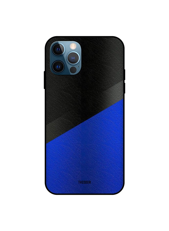 ثيودور غطاء حماية واقٍ لهاتف أبل آيفون 12 برو ماكس الأسود / الأزرق