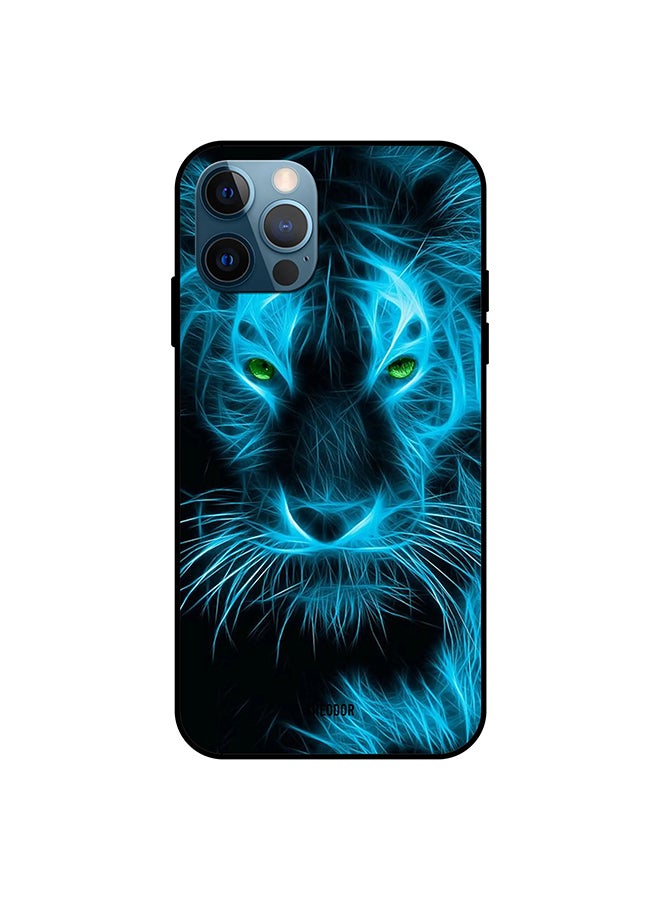 Protective Case Cover For Apple iPhone 12 Pro Max Black/Blue