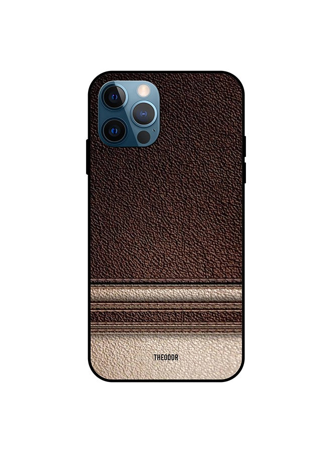 Theodor Protective Case Cover For Apple iPhone 12 Pro Brown/Beige