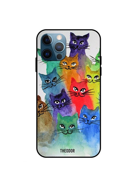 Protective Case Cover For Apple iPhone 12 Pro Max Multicolour