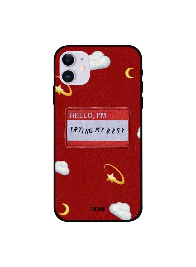 Theodor Protective Case Cover For Apple iPhone 12 Red