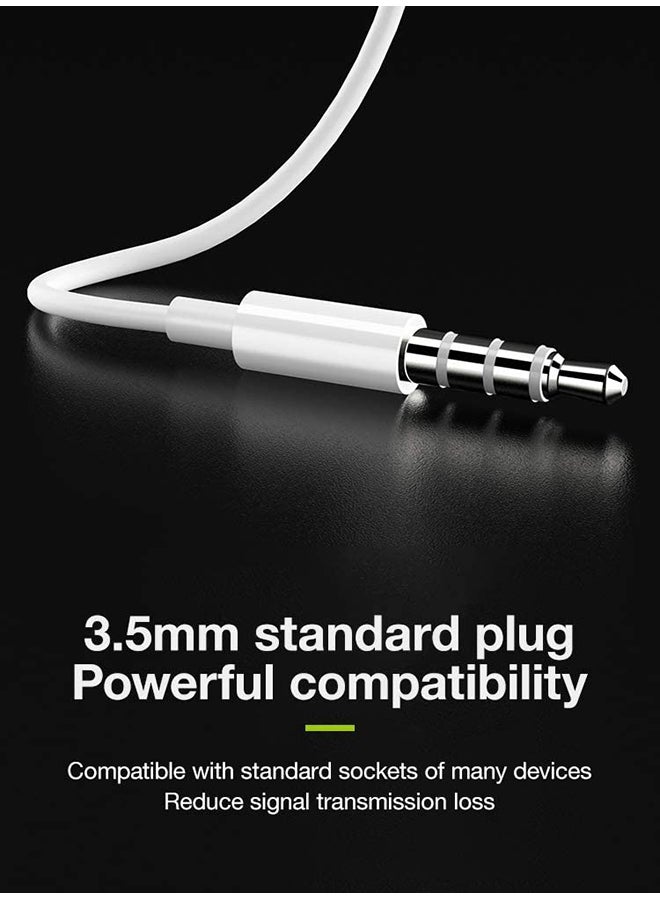 IQ TOUCH Wired Stereo Earphone White  - Image 2