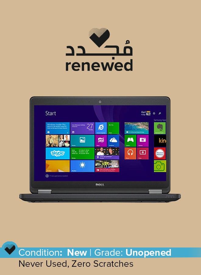 Renewed - Latitude E5450 (2015) Laptop With 14-Inch Display, Intel Core i5 Processor/5th GEN/8GB RAM/256GB SSD/520 Integrated HD Graphics Black