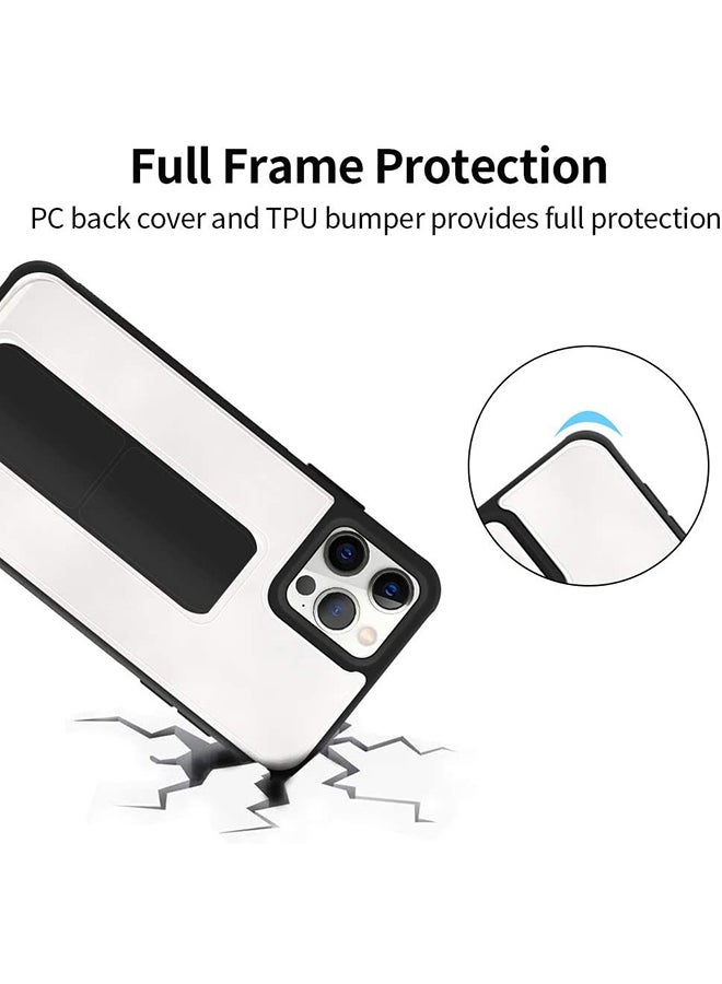 AMTCO iPhone 12 Pro Max Case With Magnet Holder Grip White/Black  - Image 5