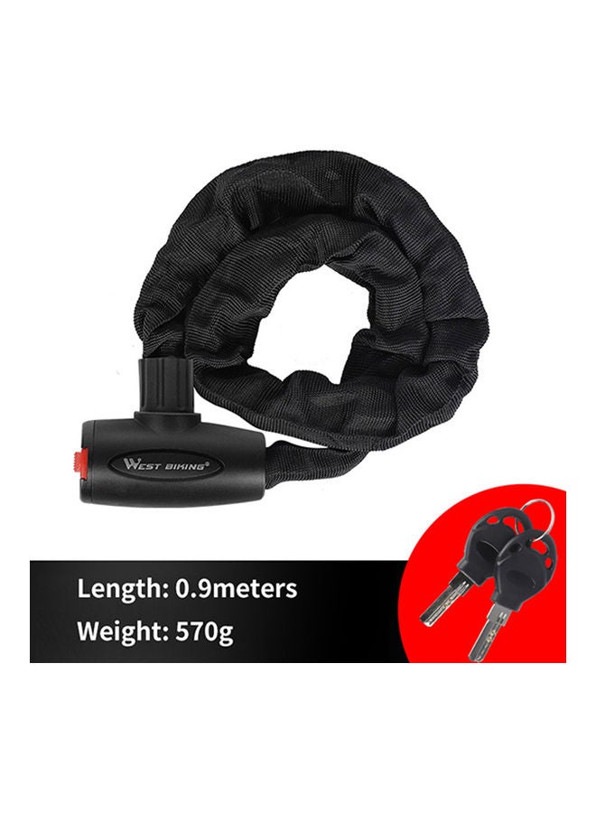 Generic Anti-theft Safety Bicycle Chain Lock with 2 Key - Image 4