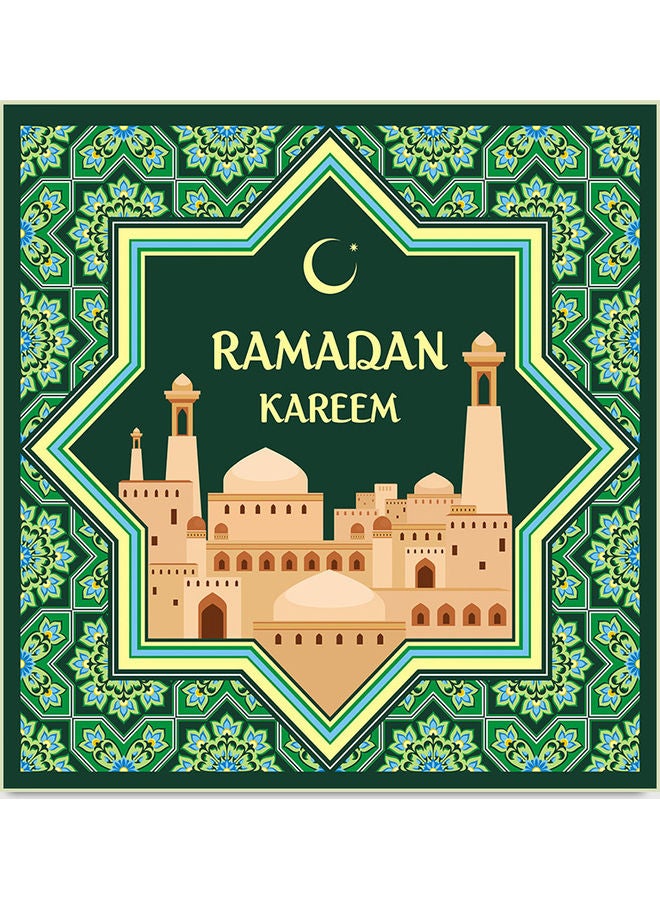 Ramadan Festival Floor Carpet Multicolour 60 x 60cm