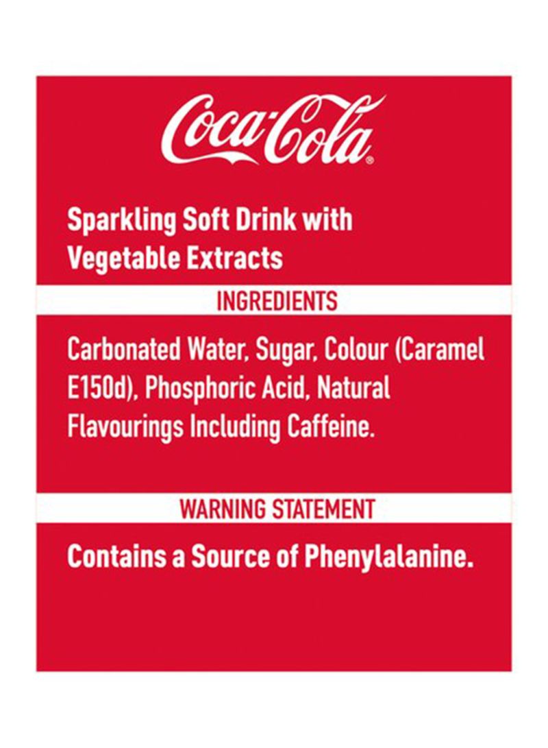 Coca-Cola - Regular Soft Drink Small Cans 150ml Pack of 30 - Image 1