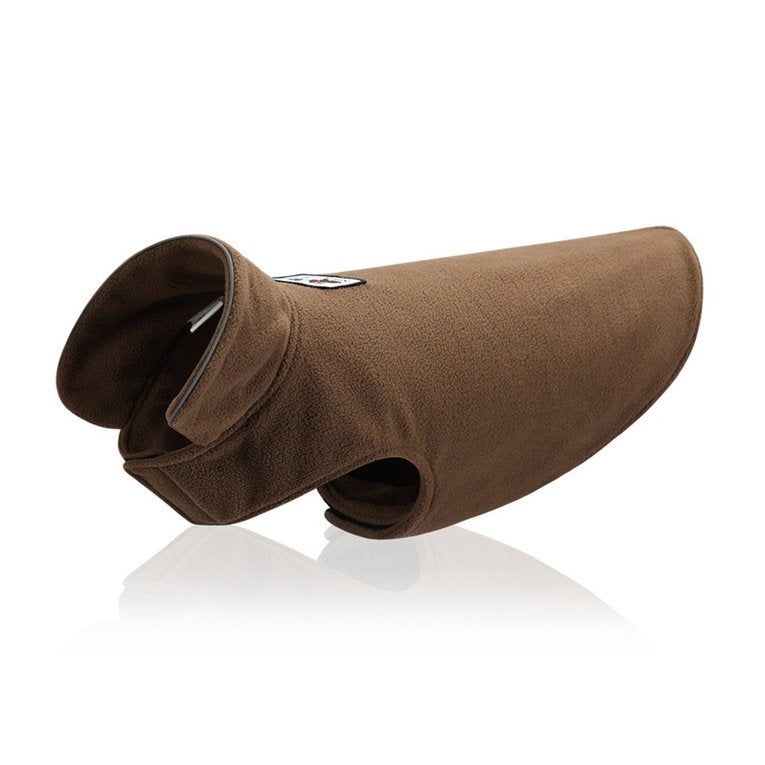 OUTAD - Warm Double-Sided Polar Fleece Coat Brown - Image 1