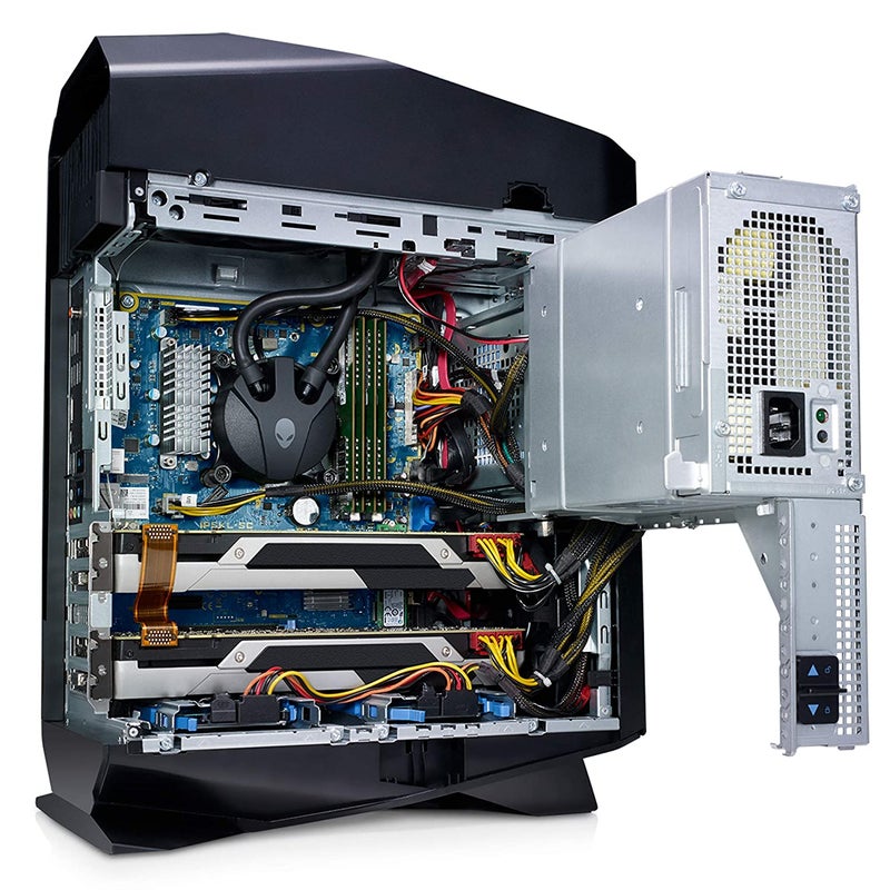 Alienware Aurora R8 Gaming Desktop With Core i9 Processor/16GB RAM/2TB HDD+256GB SSD Hybrid Drive/8GB NVIDIA GeForce RTX 2080 Graphics Black/Grey