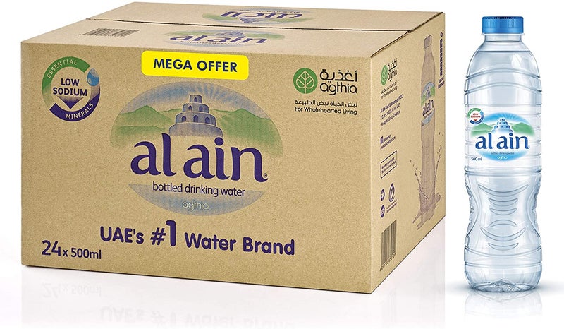Al Ain - Mineral Drinking Water 500ml Pack of 24 - Image 1