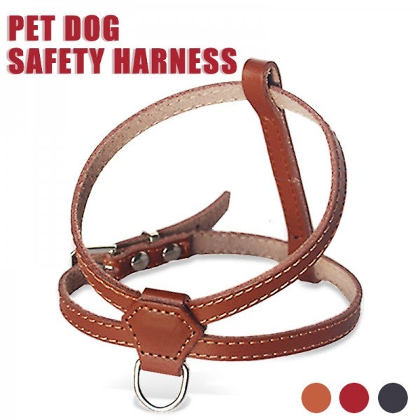 Bluelans Soft Faux Leather Adjustable Unique Design Puppy Cat Dog Neck Strap Gift Collar Black/Brown - Image 2
