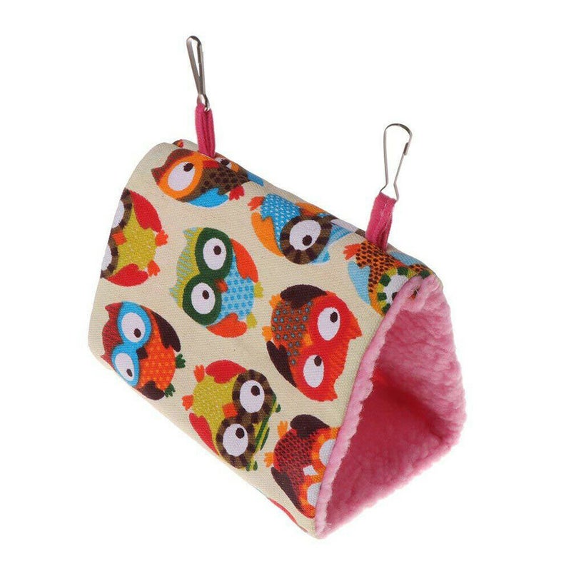 بيوينتي بيت على شكل خيمة متأرجحة من القماش المخملي للببغاء متعدد الألوان - Image 5