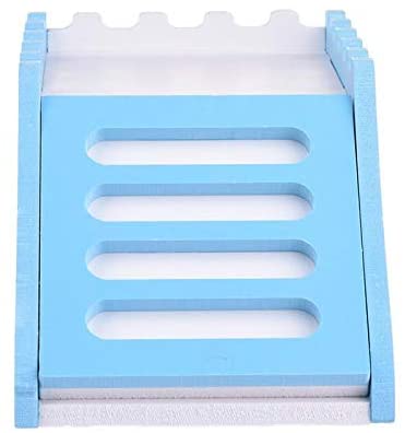 بيوينتي لعبة بيت خشبي صغير وقفص وسرير لحيوان الهامستر الأليف بتصميم قلعة متعدد الألوان - Image 3