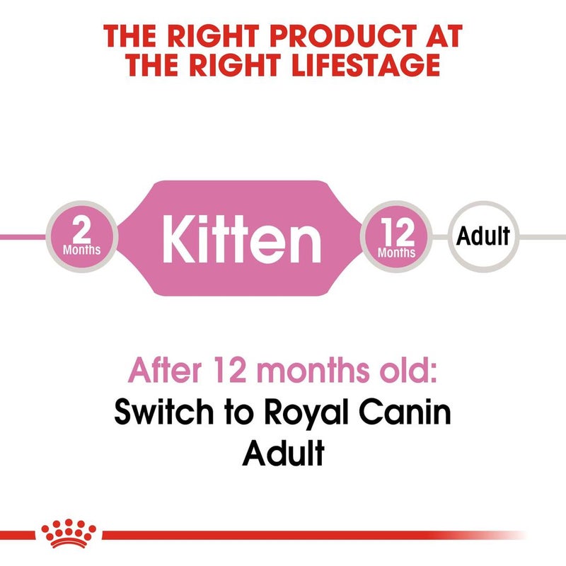 ROYAL CANIN - Second Age Kitten Dry Food Brown 2kg - Image 1