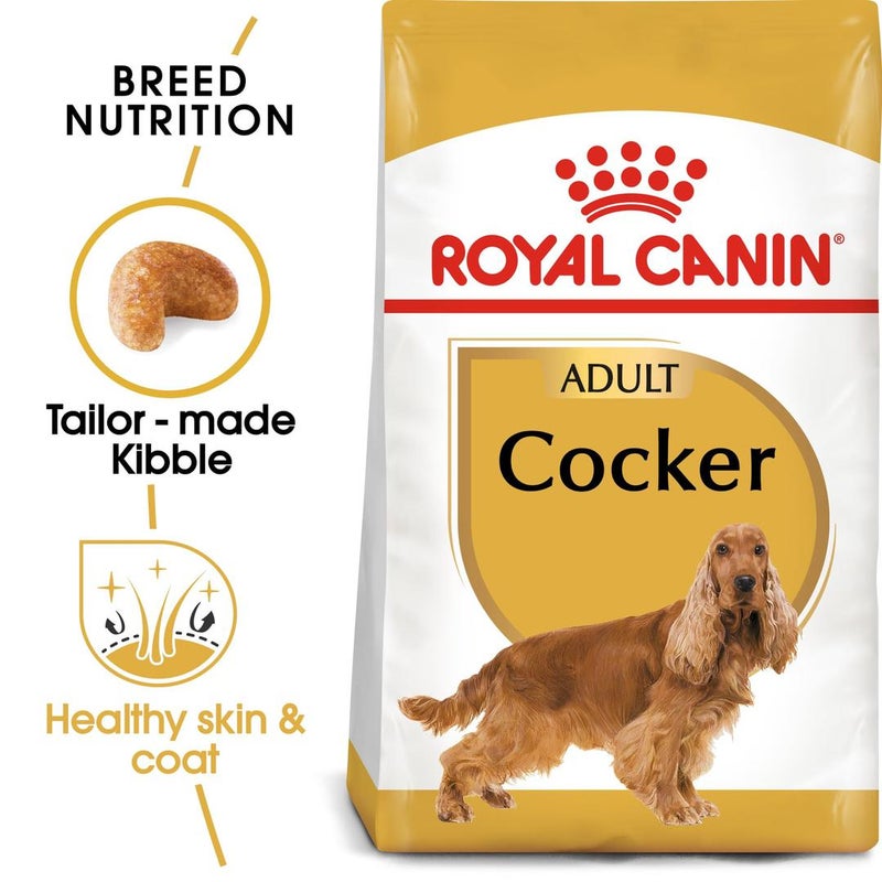 ROYAL CANIN Cocker Breed Health Nutrition For Adult Spaniel Brown 3kg - Image 4