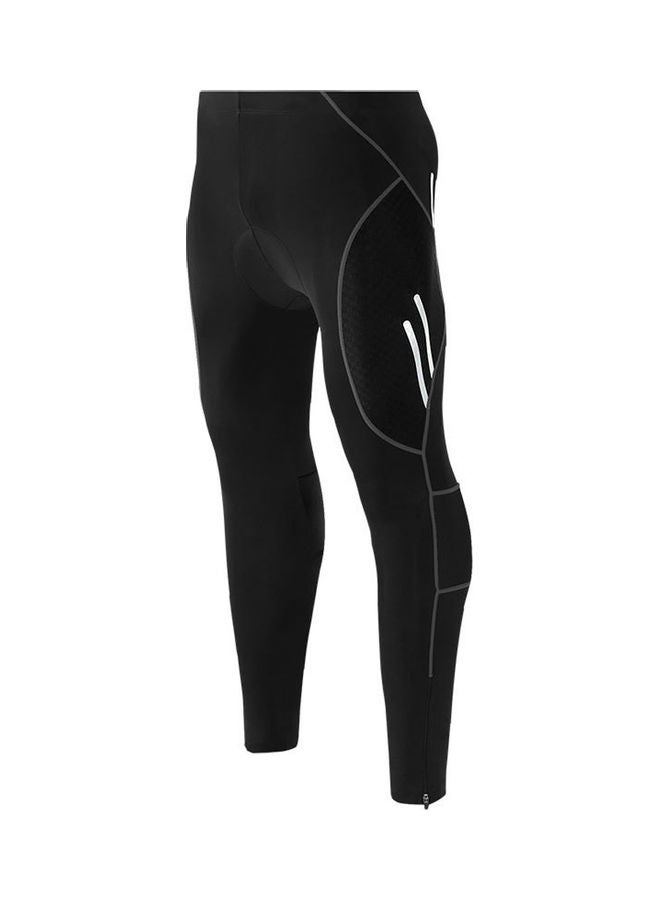 Generic - Men's Padded Long Bicycle Compression Tights Breathable Pant - Image 1