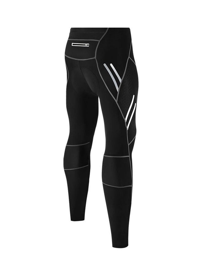 Generic - Men's Padded Long Bicycle Compression Tights Breathable Pant - Image 1