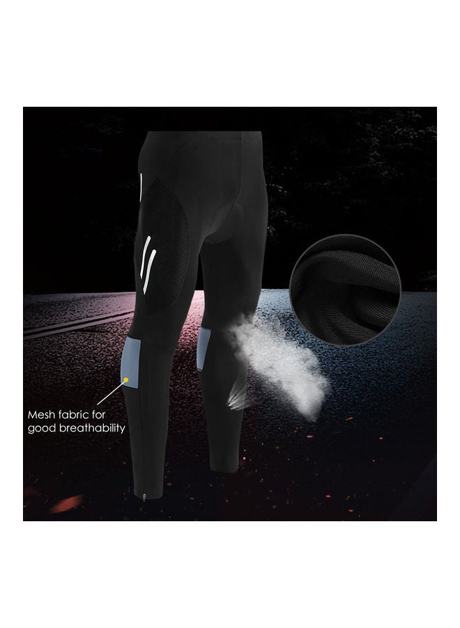 Generic - Men's Padded Long Bicycle Compression Tights Breathable Pant - Image 1