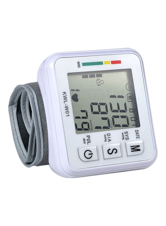 Wrist Type Sphygmomanometer without Voice