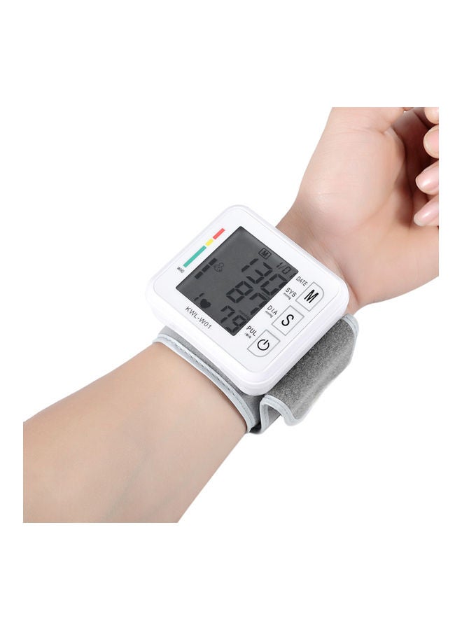 Wrist Type Sphygmomanometer without Voice