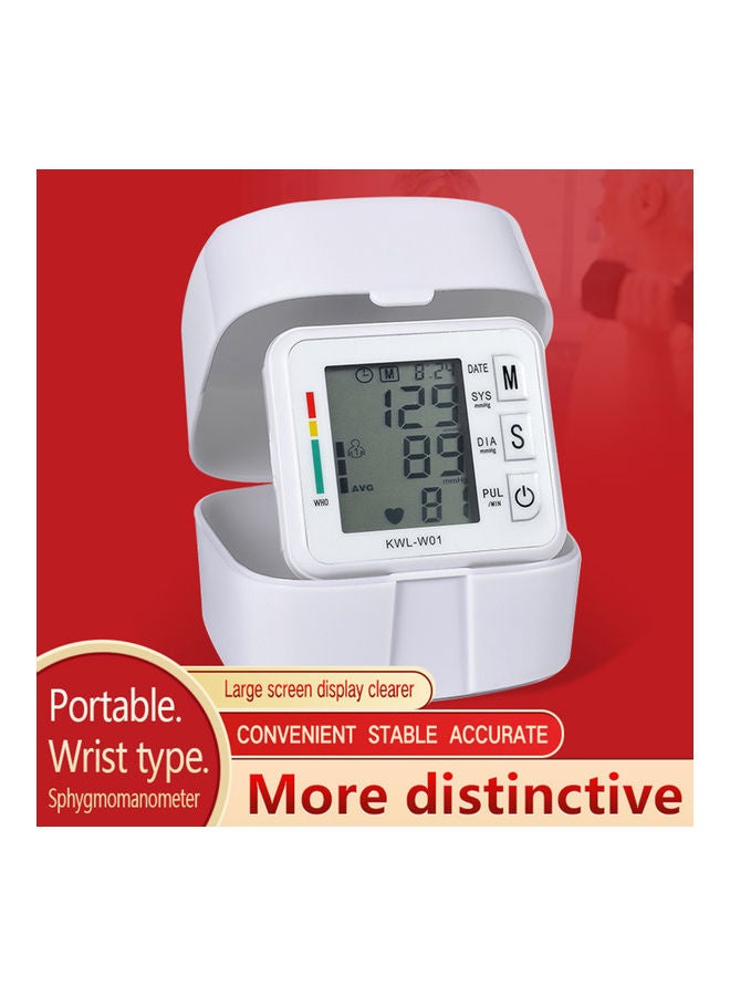 Wrist Type Sphygmomanometer without Voice
