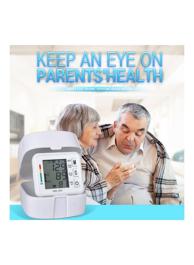 Wrist Type Sphygmomanometer without Voice