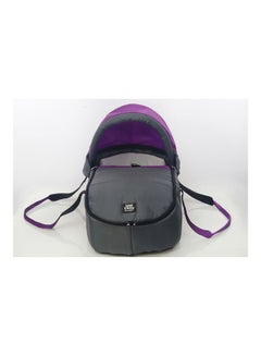 Uni baby Carry Cot Purple/Grey  - Image 2