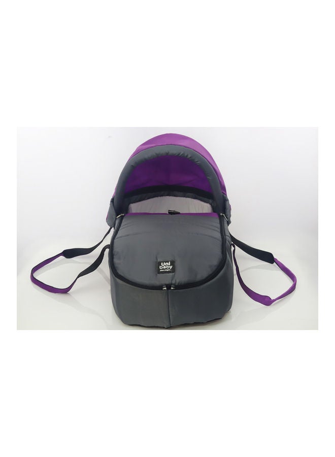 Uni baby Carry Cot Purple/Grey  - Image 2