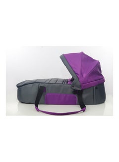 Uni baby Carry Cot Purple/Grey  - Image 3
