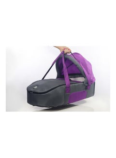 Uni baby Carry Cot Purple/Grey  - Image 4