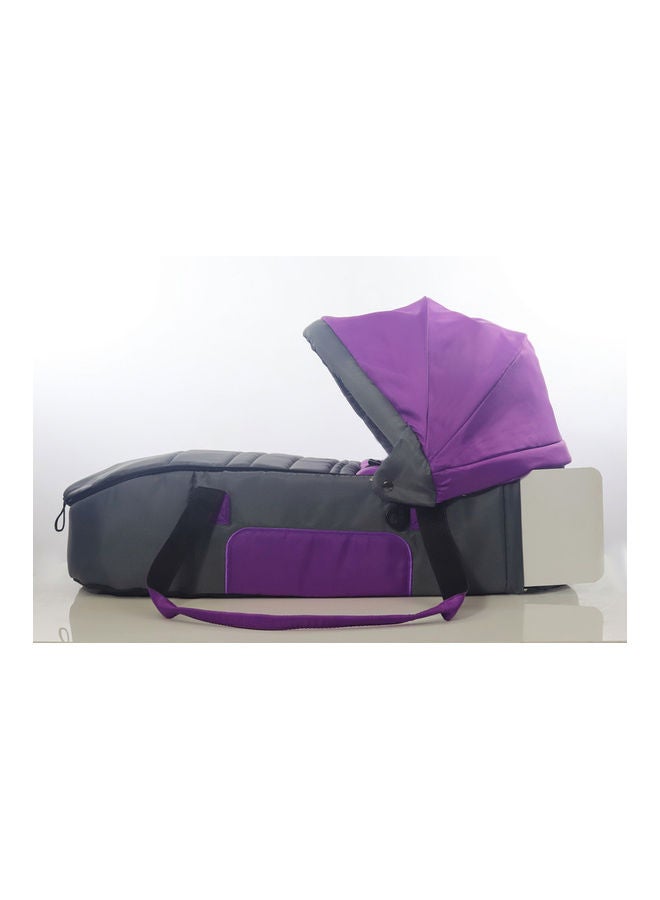 Uni baby Carry Cot Purple/Grey  - Image 5