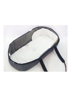 Uni baby Carry Cot Burgundy/ Grey  - Image 5