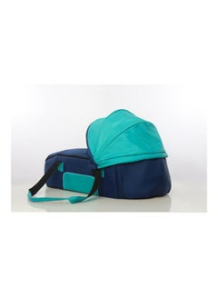Uni baby Carry Cot  Aqua Green/Dark Blue  - Image 4