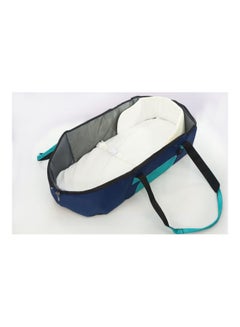 Uni baby Carry Cot  Aqua Green/Dark Blue  - Image 5