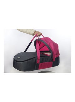 Uni baby Carry Cot Pink/Grey  - Image 3