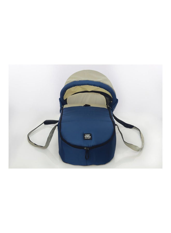 Uni baby - Carry Cot Biege/Dark Blue - Image 1
