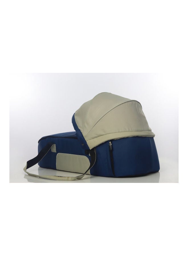Uni baby - Carry Cot Biege/Dark Blue - Image 1