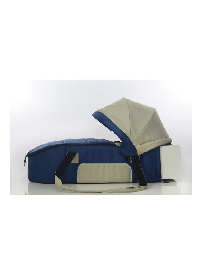 Uni baby - Carry Cot Biege/Dark Blue - Image 1