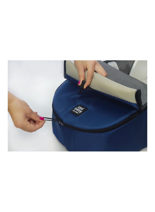 Uni baby - Carry Cot Biege/Dark Blue - Image 1