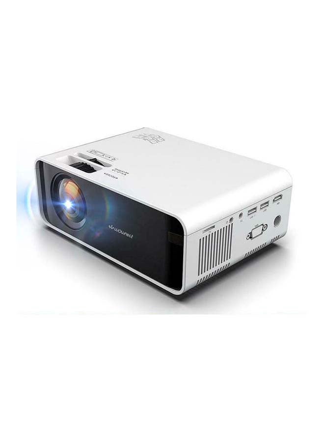 وونكت جهاز بروجيكتور سينمائي منزلي صغير للمزامنة بدقة عالية الوضوح 1200 لومن PROJ-WO-02-W أبيض  - Image 1