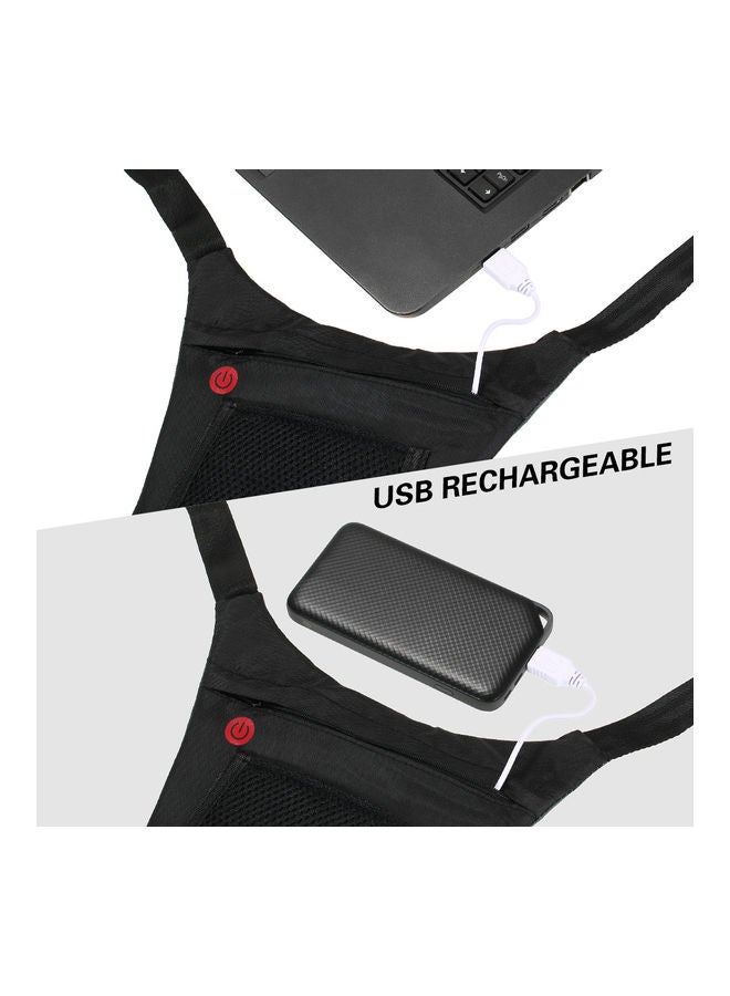 Generic - USB Rechargeable Reflective Vest Backpack with LED Turn Signal Light Remote Control - Image 1