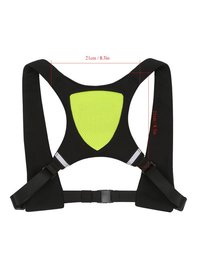 Generic - USB Rechargeable Reflective Vest Backpack with LED Turn Signal Light Remote Control - Image 1