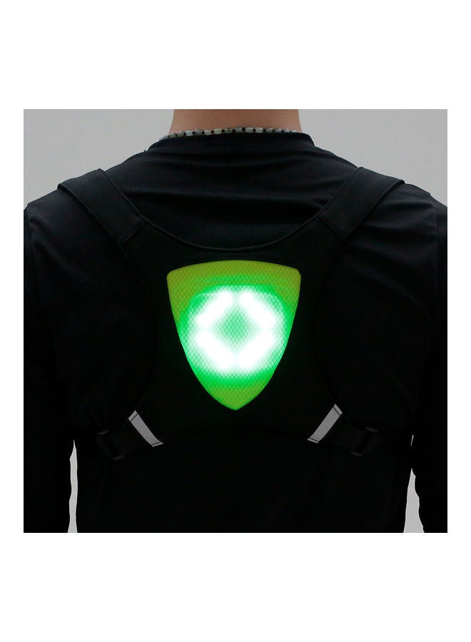 Generic - USB Rechargeable Reflective Vest Backpack with LED Turn Signal Light Remote Control - Image 1