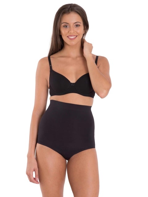 JOCKEY Cushioned Waistband Plain Waist Brief Shapewear Black  - Image 4