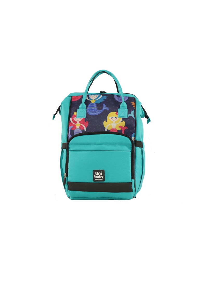 Uni baby Diaper Bag Green Patterned  - Image 1