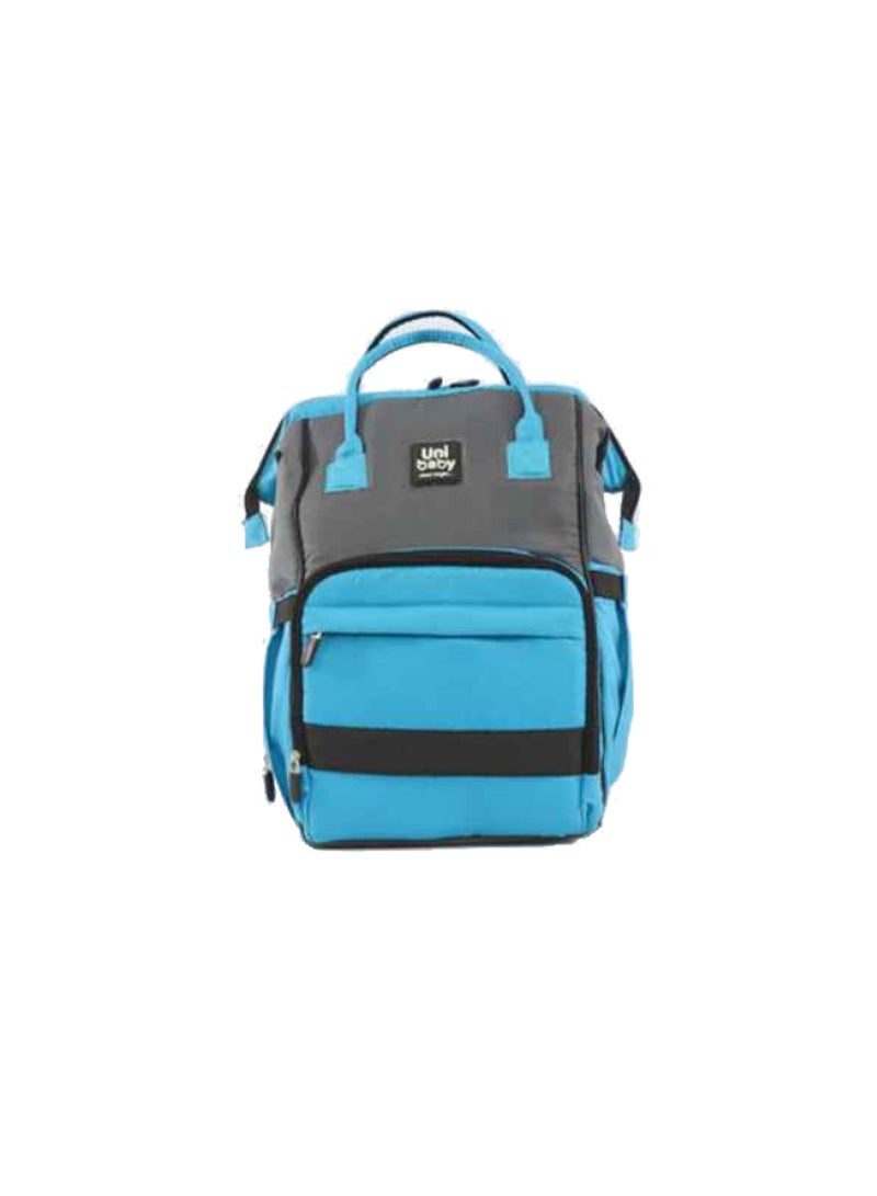 Uni baby Diaper Bag Turquoise/ Grey - Image 1