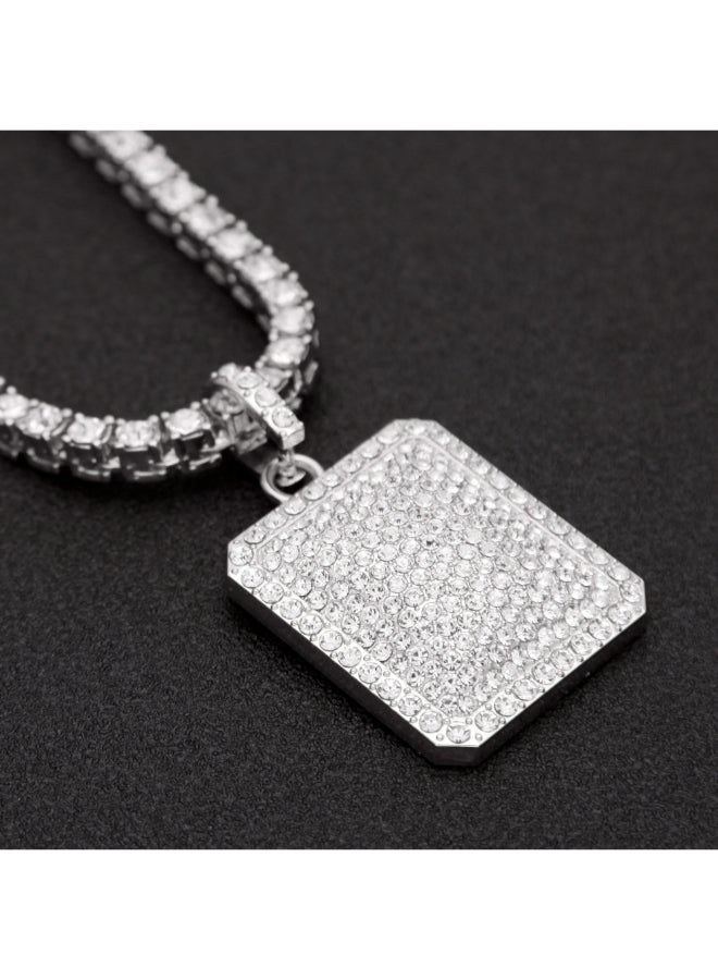 JOLLY Metal Fully -Jewelled Stone Necklace - Image 2