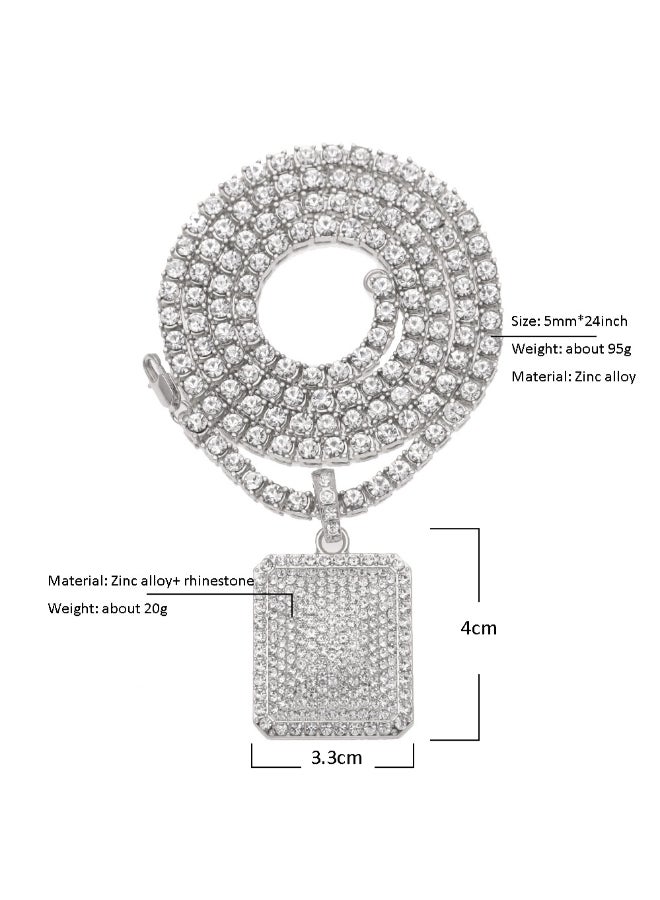 JOLLY Metal Fully -Jewelled Stone Necklace - Image 3